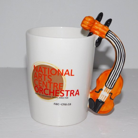 Canada Ottawa National Arts Center Orchestra NAC 3D Violin Handle Mug Bilingual - Picture 1 of 6